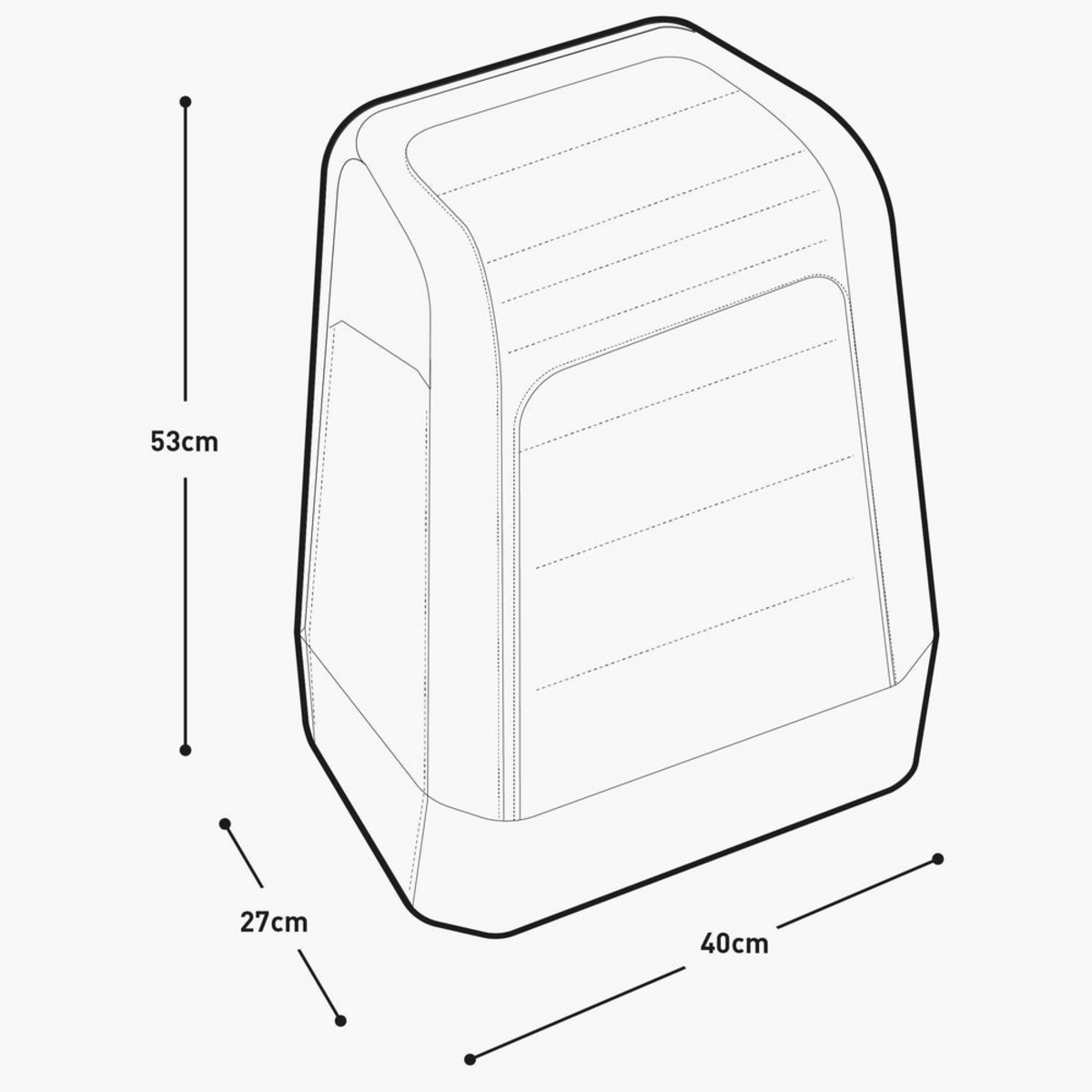 EVOC GEAR BACKPACK 60 -utrustningsryggsäck, svart
