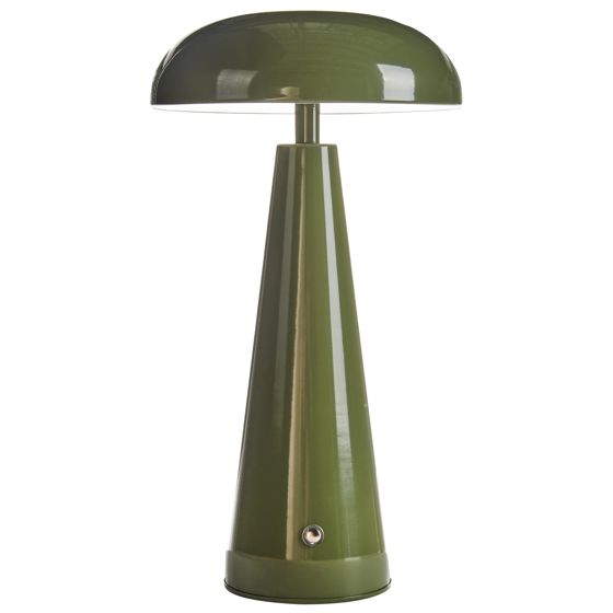 Trådlös LED-bordslampa BOCONO med dimmer Metall Grön