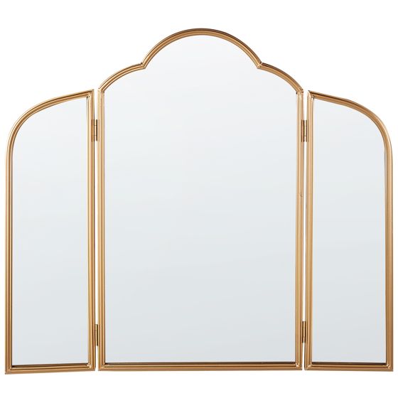 Sminkbordsspegel SAVILLY Guld