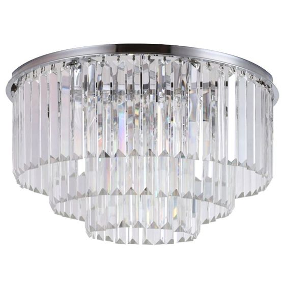 TOOLIGHT taklampa APP780-7C Transparent 40x40x23,5cm