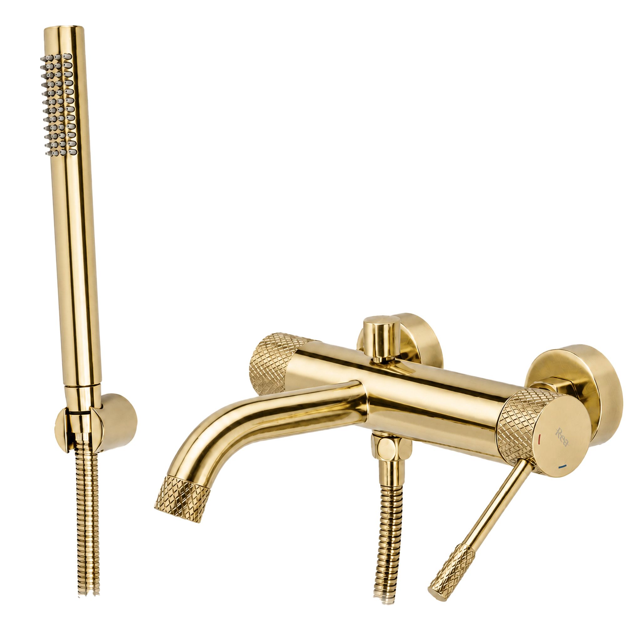REA Badkarsblandare Venti Guld, 23x10x10cm
