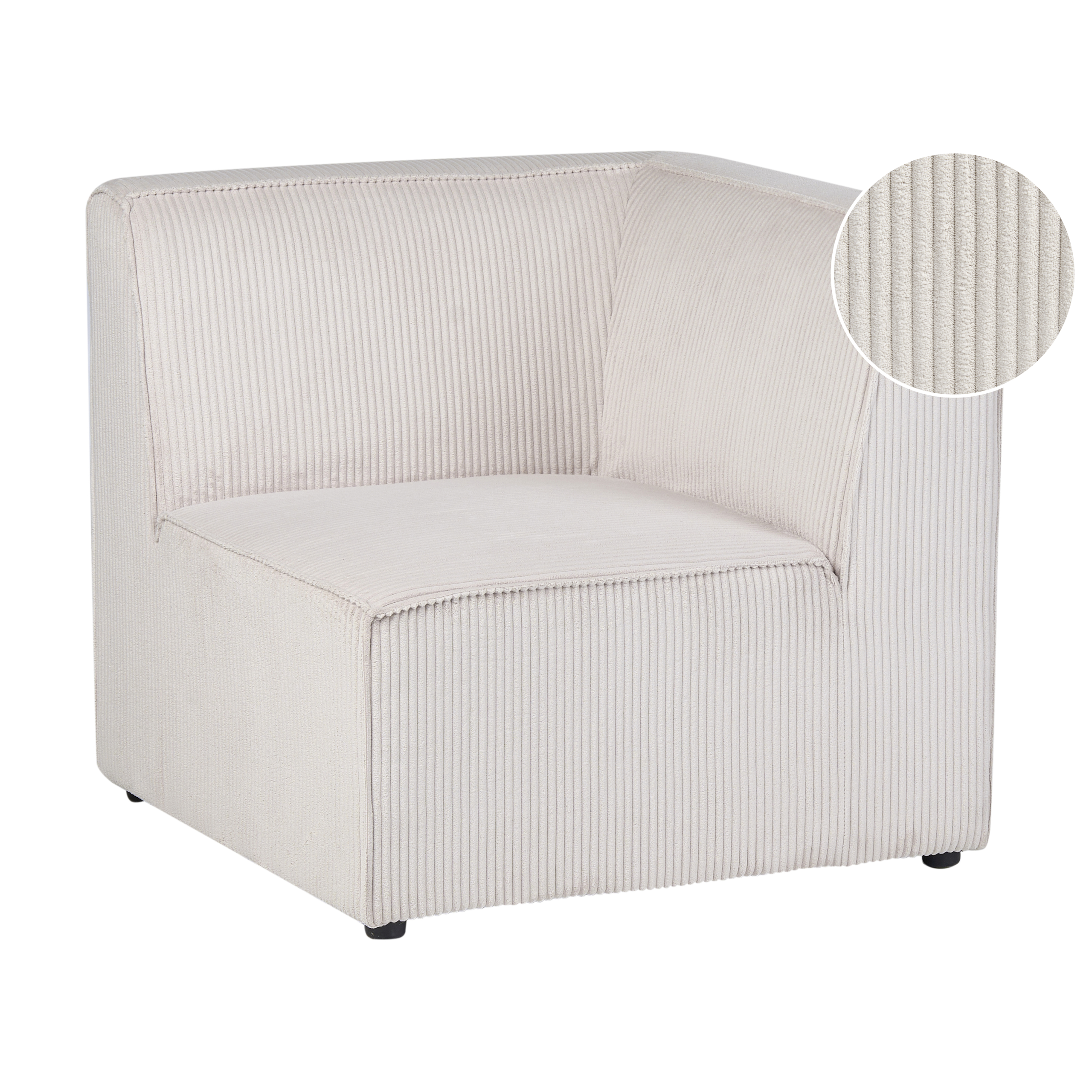 Hörnmodul LEMVIG Manchester Beige Högervänd