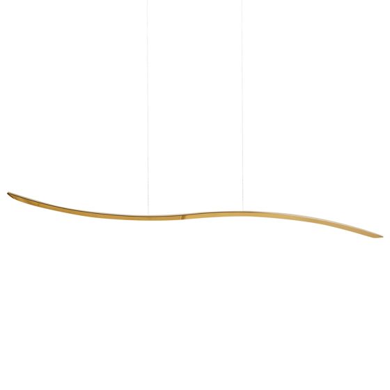 LED-pendellampa CALAO Metall Guld