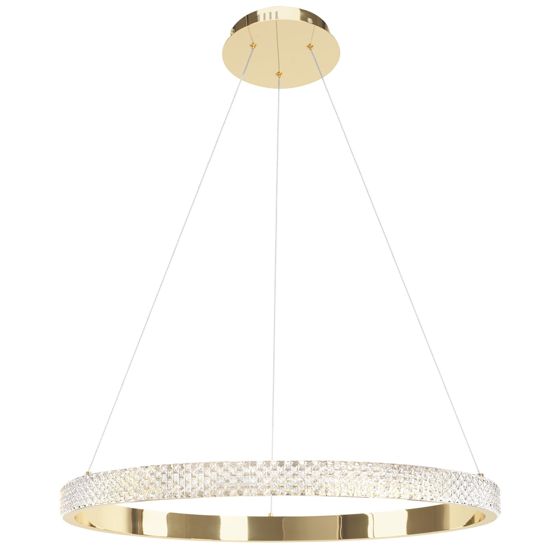 TOOLIGHT hängande taklampa LED APP1510-CP Guld 61x61x45cm