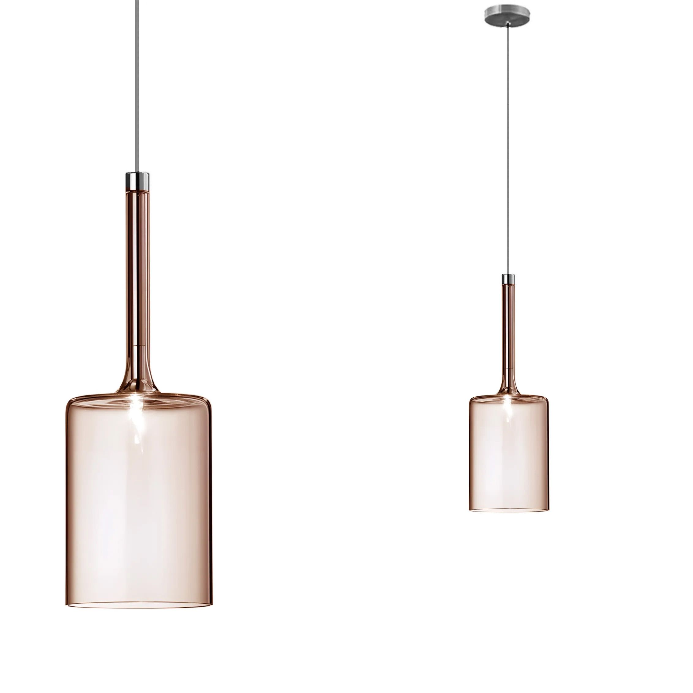 TOOLIGHT hängande taklampa APP1699-1CP B Brun 14x10x30cm