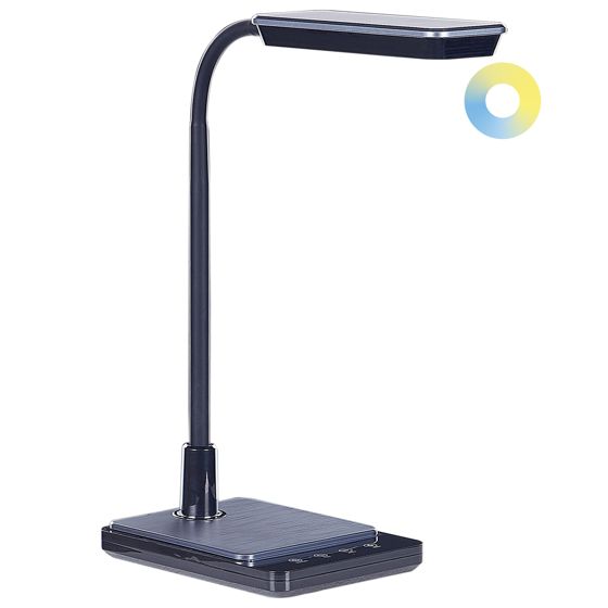LED-skrivbordslampa CENTAURUS med dimmer Metall Svart