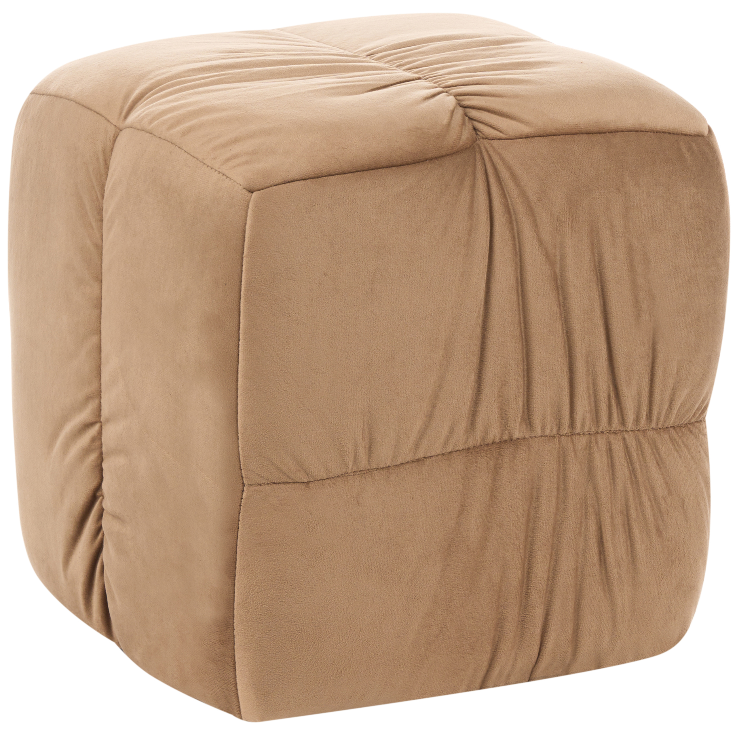 Sittpuff TURLEY Sammet Taupe