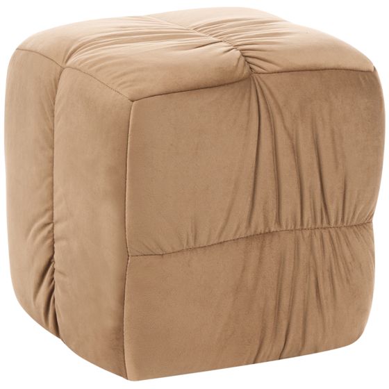 Sittpuff TURLEY Sammet Taupe