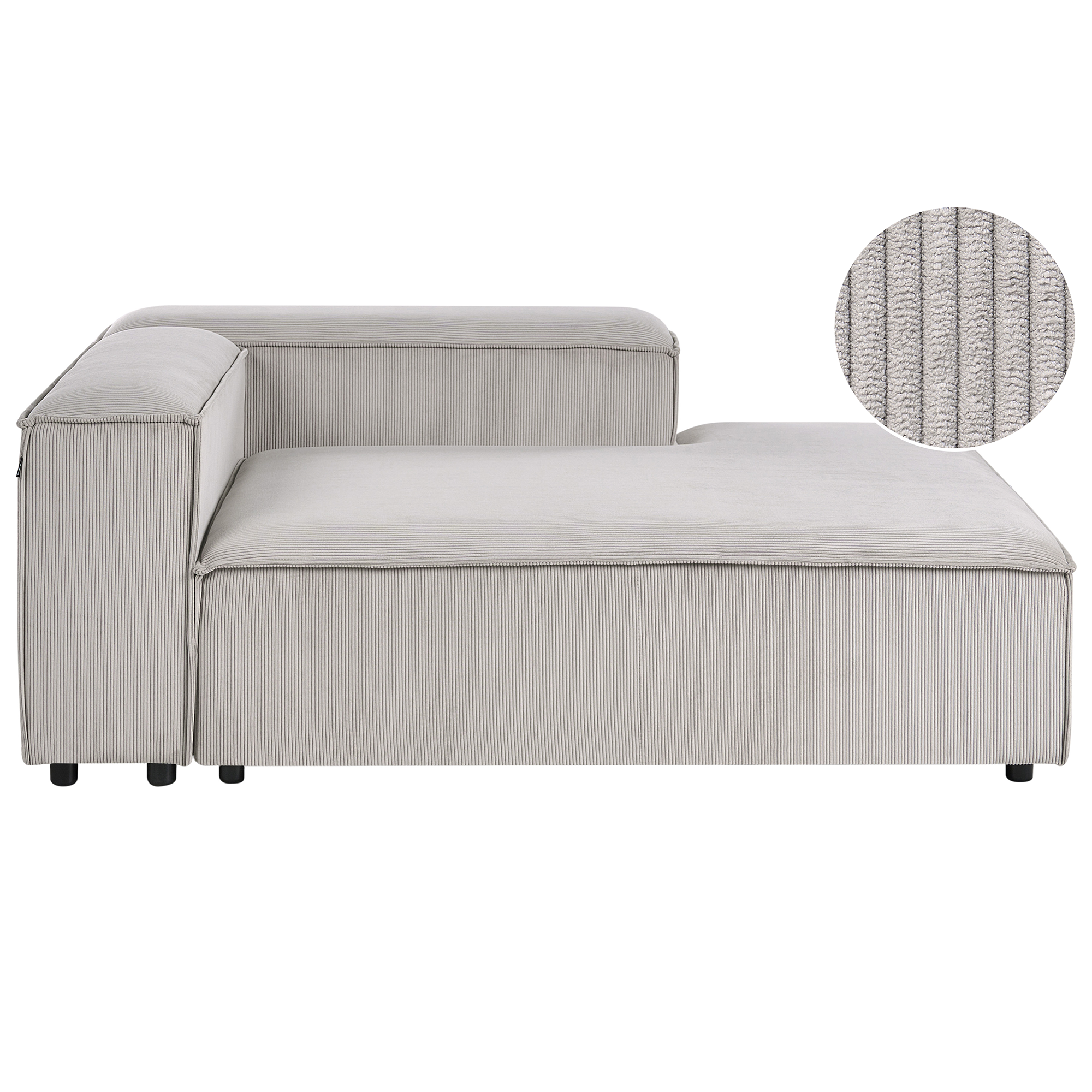 Vänstervänd schäslong ARDAL Manchester Taupe