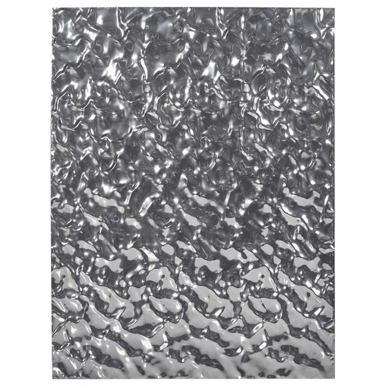 Väggdekoration COIMBRA 79 cm Metall Silver