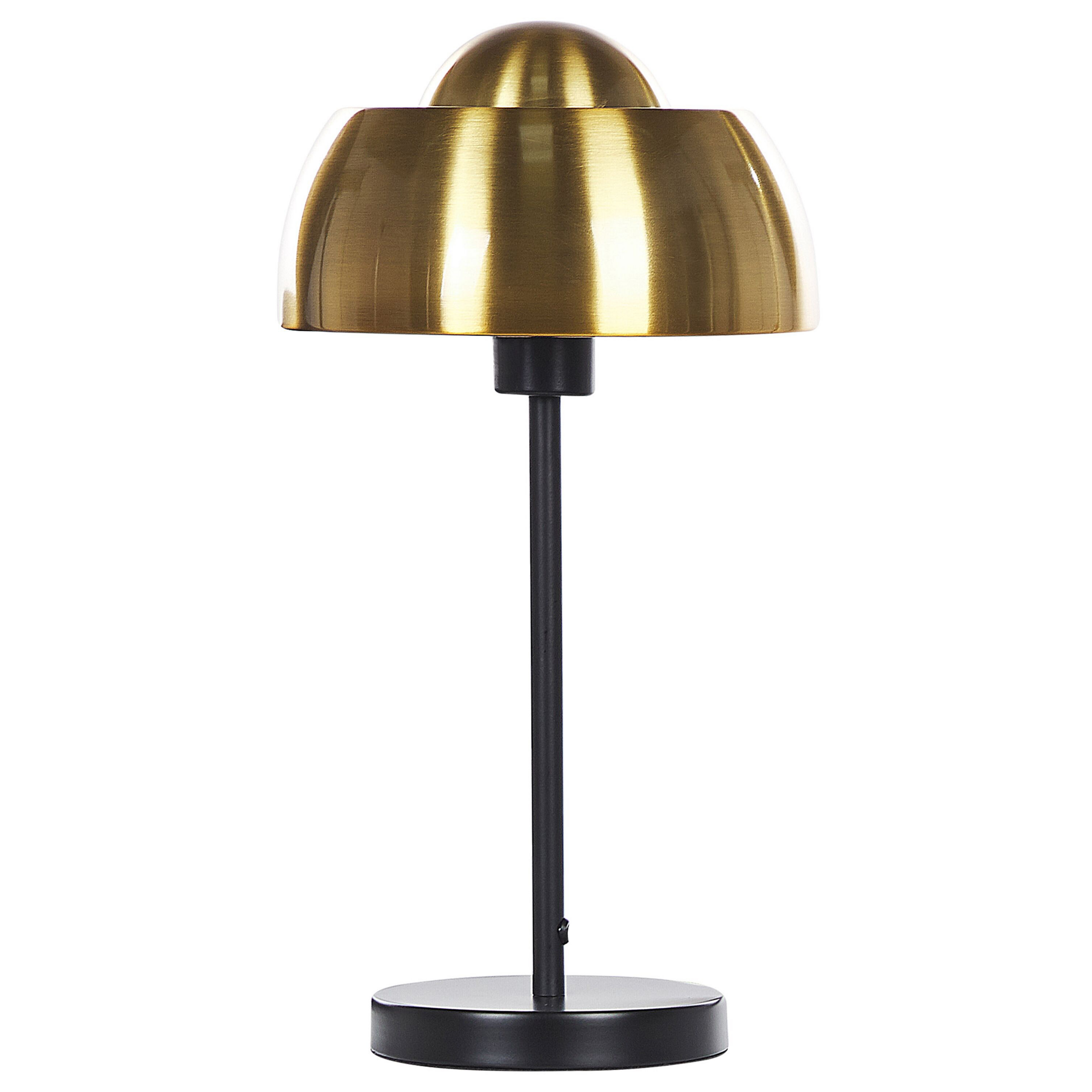 Bordslampa SENETTE Metall Svart/ Guld