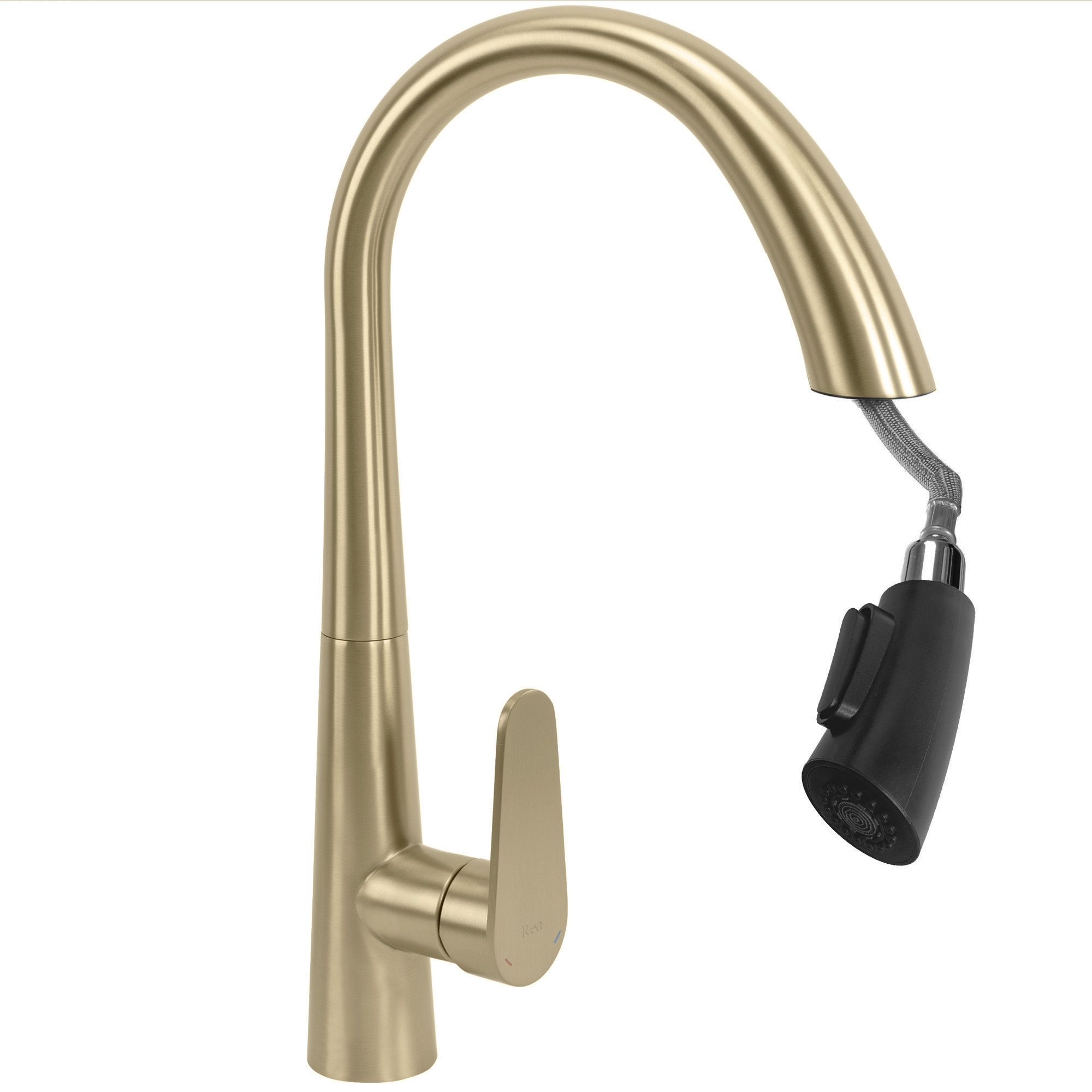 REA Köksblandare JS-K087BG ROSS Borstat Guld, 27,5x5,5x43cm