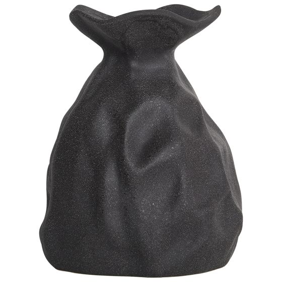 Blomvas COONTAIL 31 cm Stengods Svart