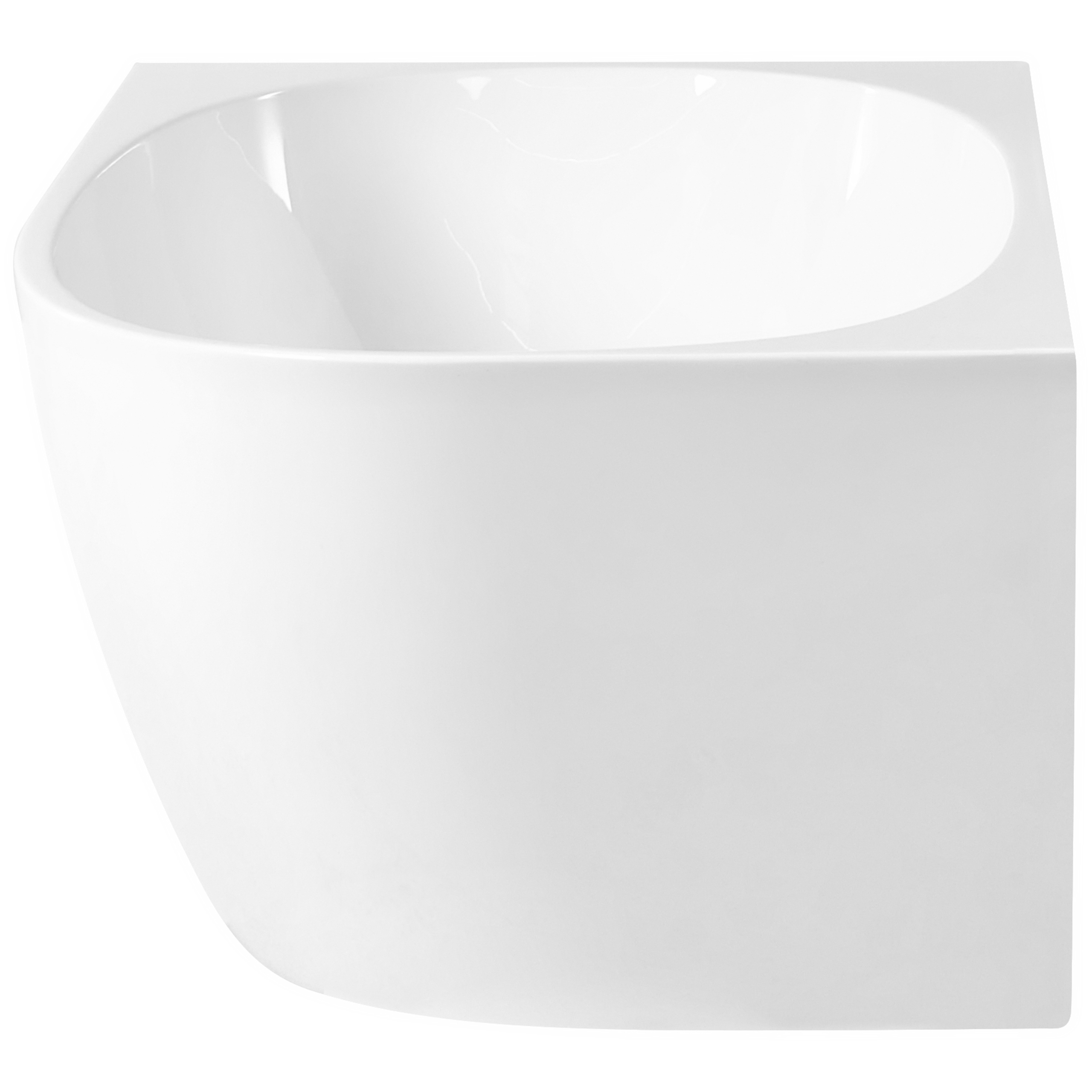 Hörnbadkar PARNAIBA 1700 x 800 mm Vit Högervänd