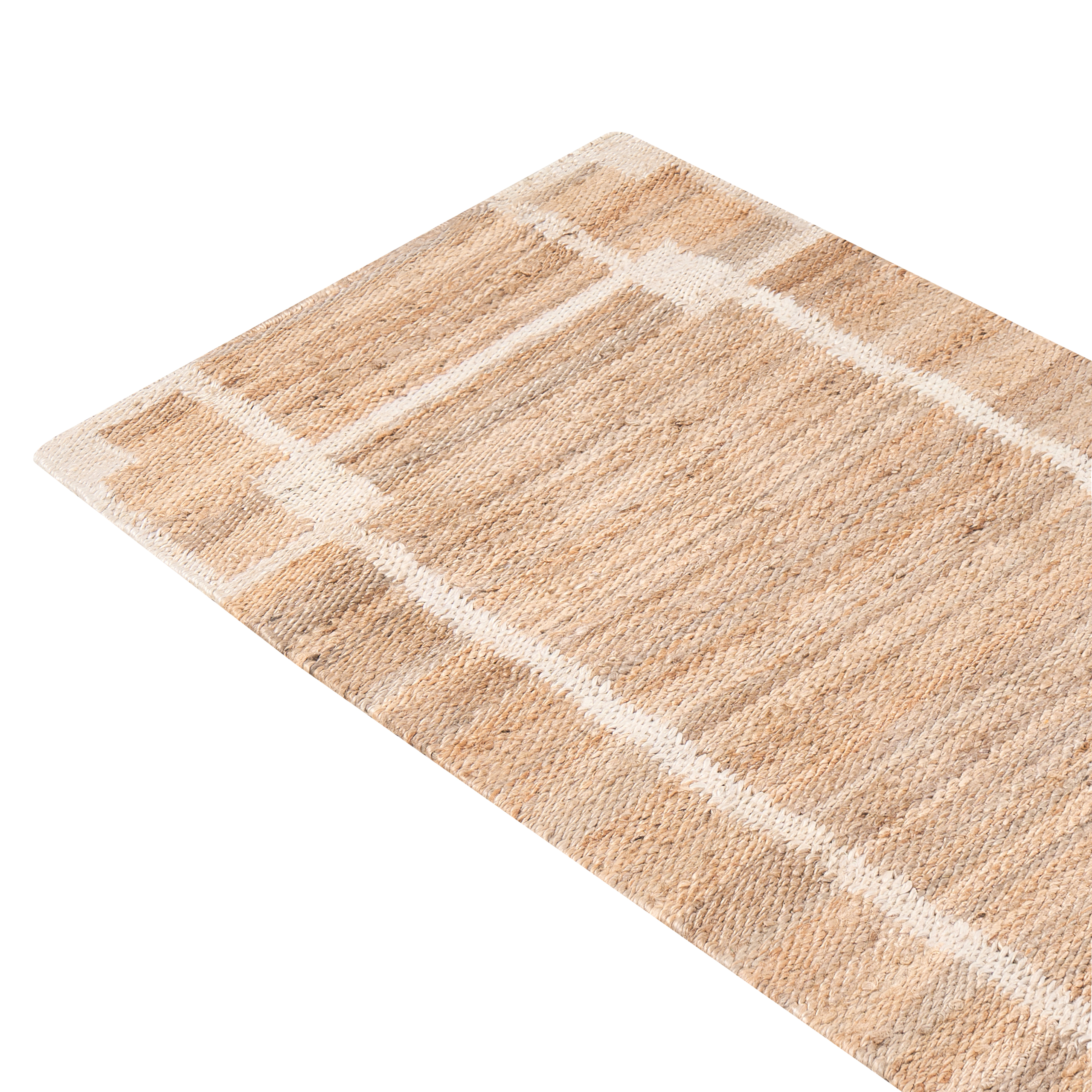 Matta GONDIA Ljusbeige 80 x 300 cm Jute
