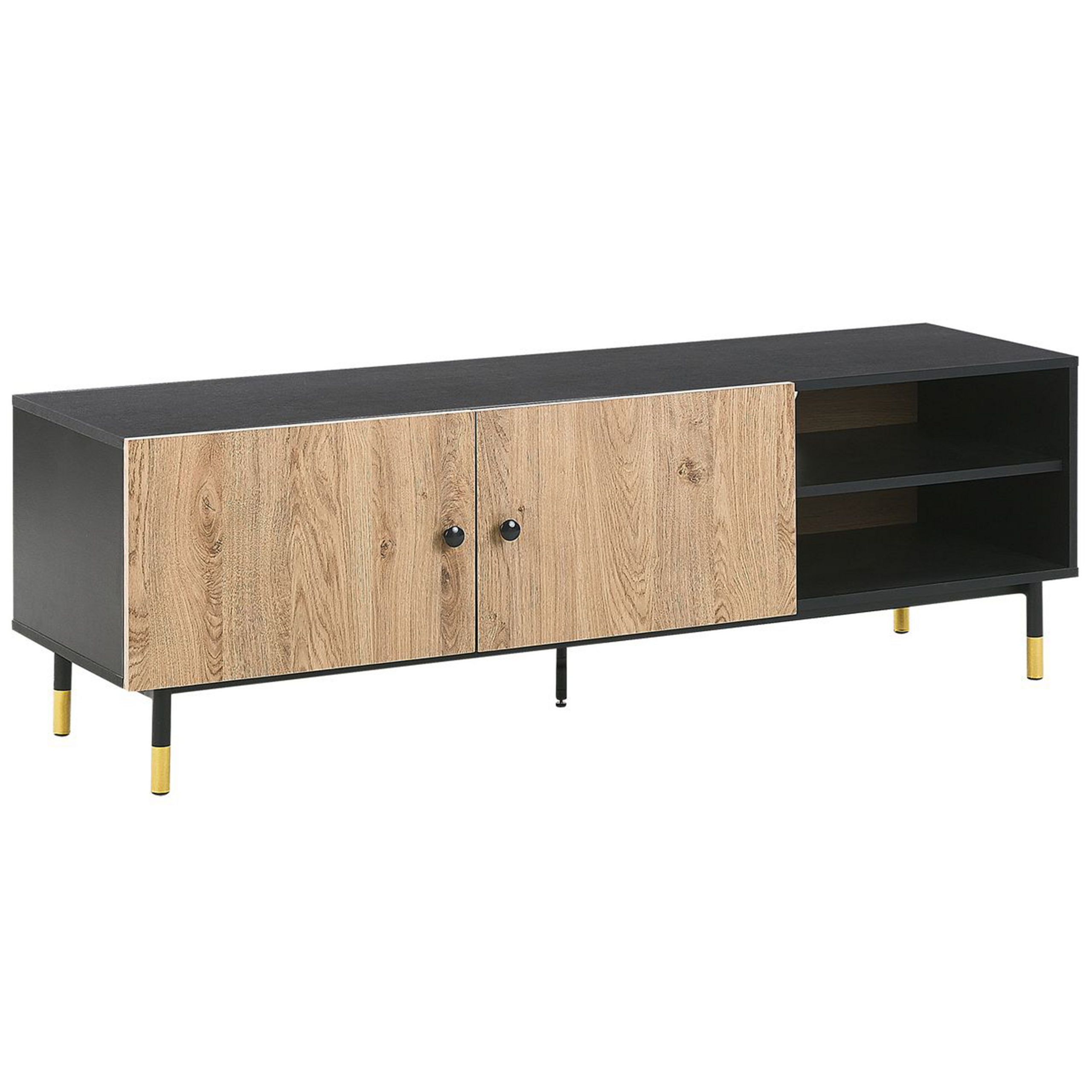 TV-bänk ABILEN Brun/ Svart