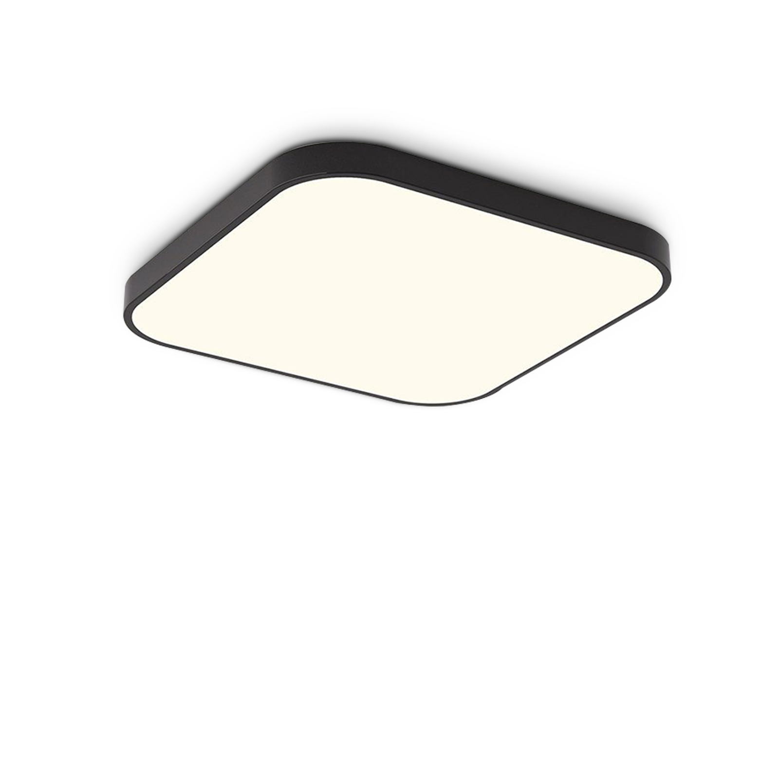 NETTLIFE LED - taklampa, 4000K, 19W, 27cm, sovrums- och kökslampa, svart fyrkantig Badrum IP44 Badrumslampa