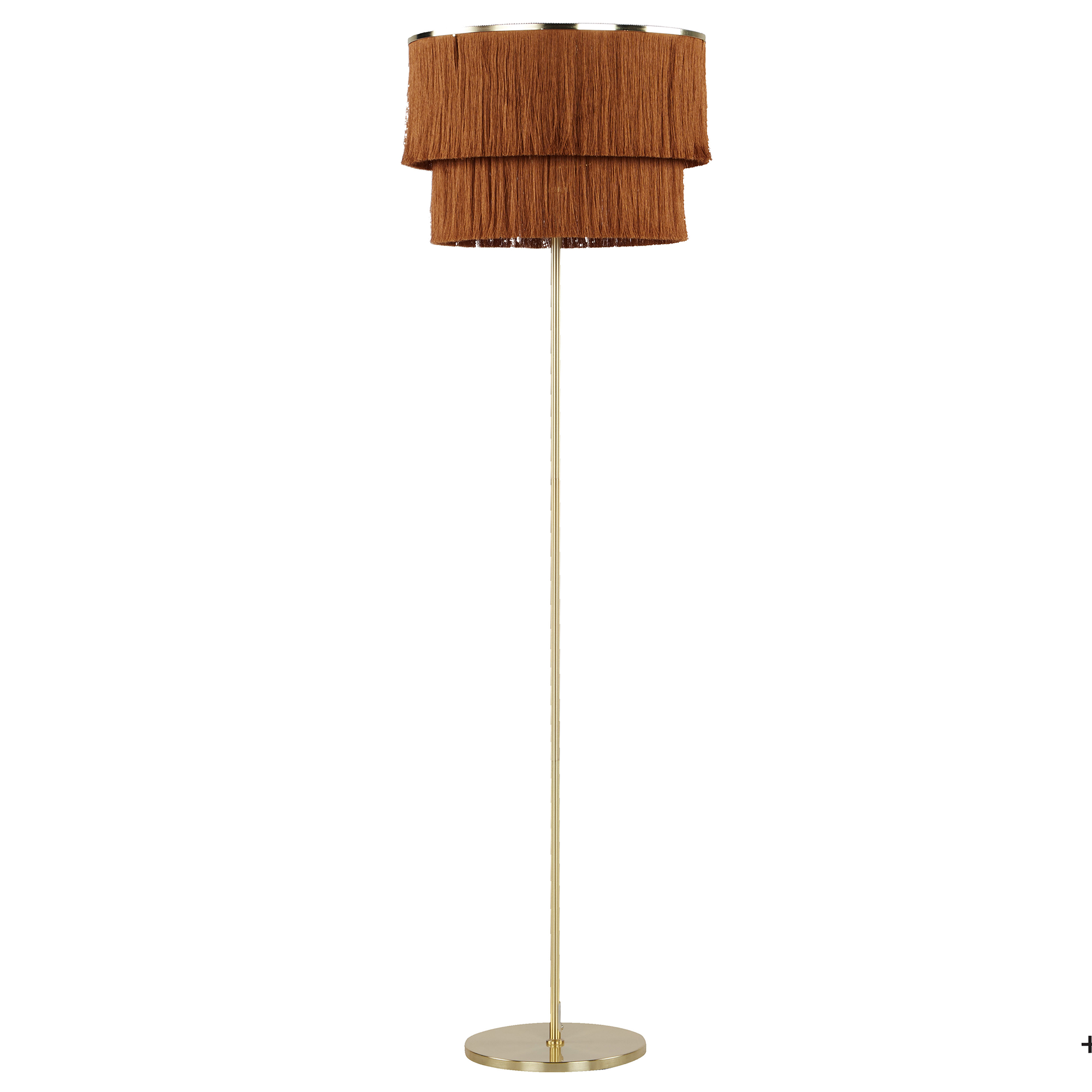 Golvlampa PERISTERI Metall Brun