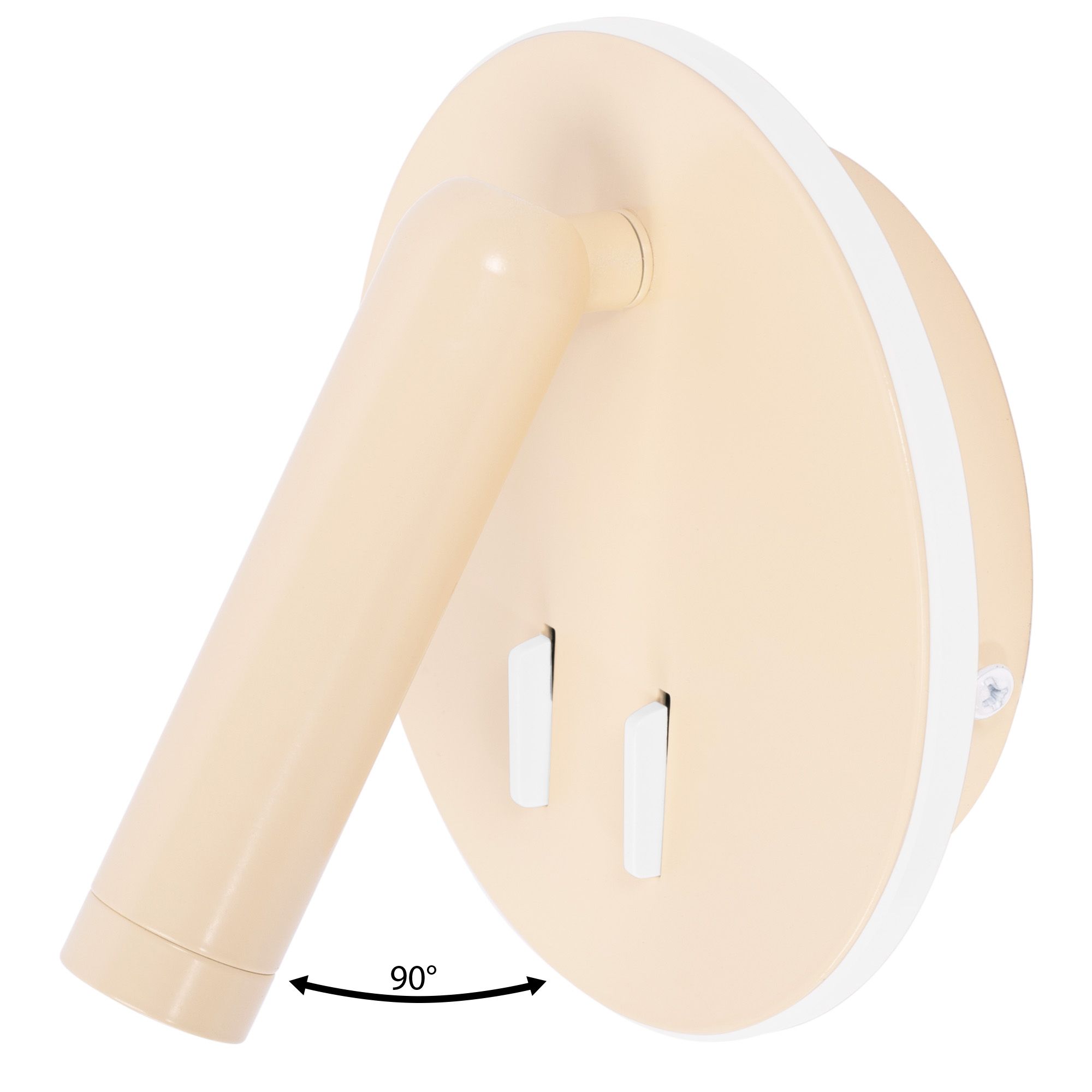 TOOLIGHT vägglampa APP1615-1W Beige 15x15x15cm