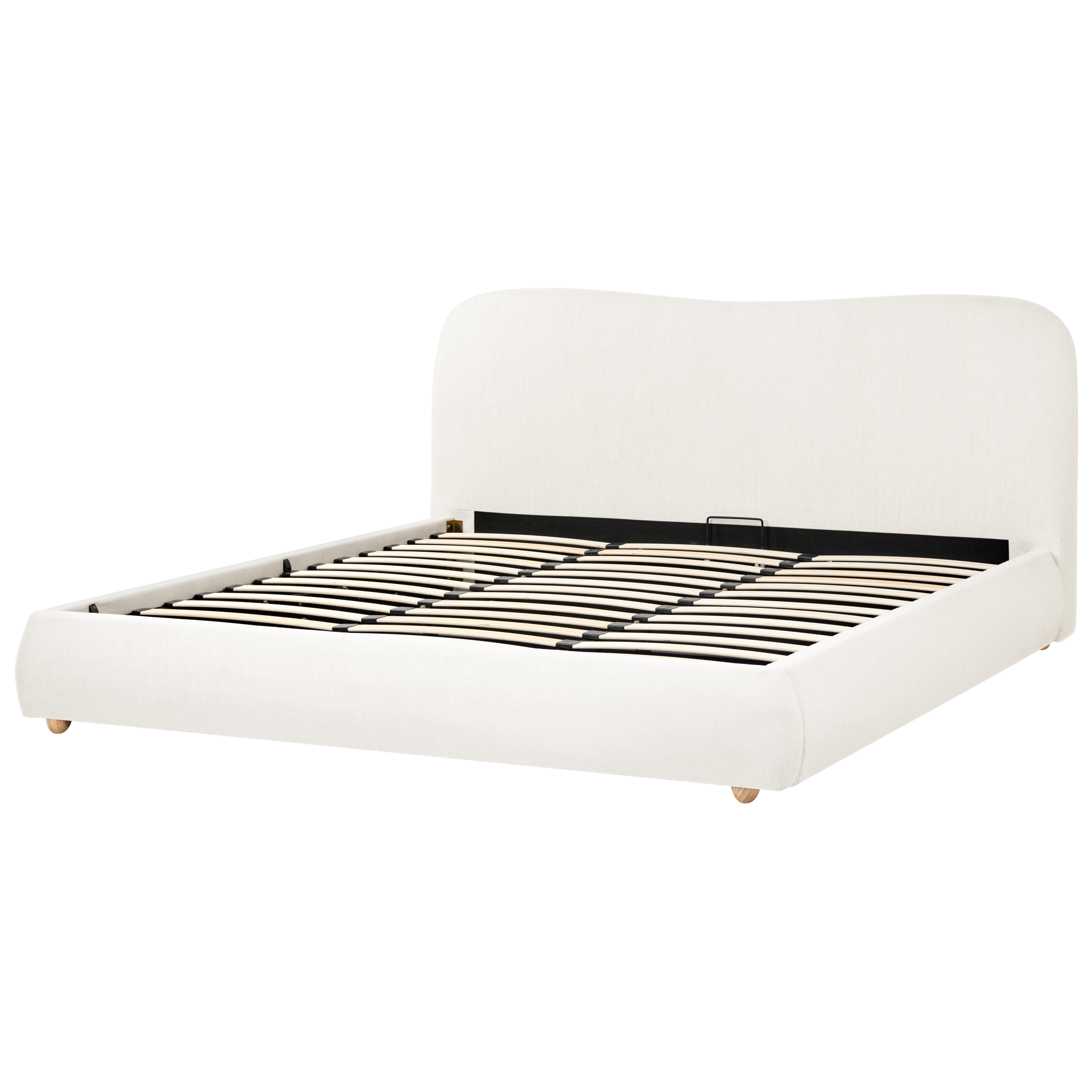 Säng med förvaring BLAGNAC Off-White 180 x 200 cm