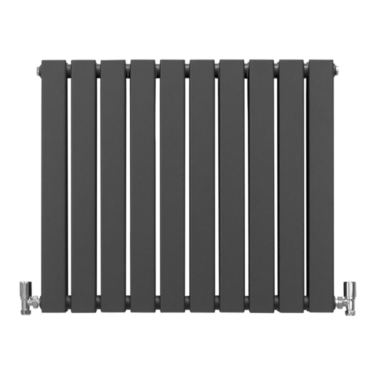 Designradiatorer för platta element antracitgrå 600 mm x 700 mm