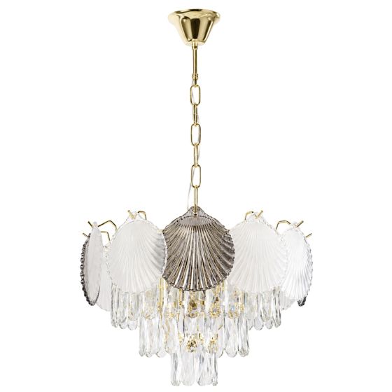 TOOLIGHT hängande taklampa SWE083-CP 40cm Guld 42x42x77cm