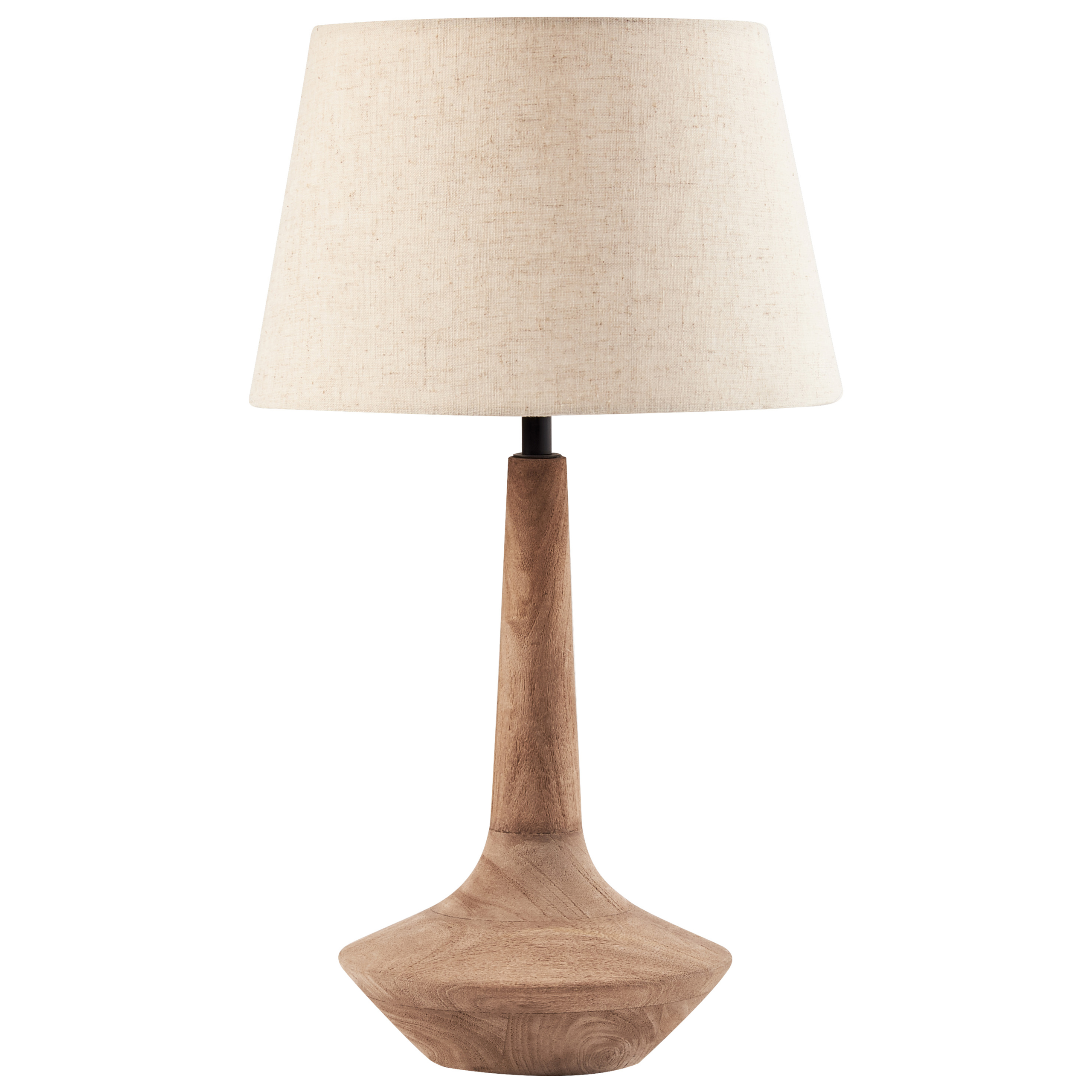 Bordslampa GODAWARI Mangoträ Mörkbrun