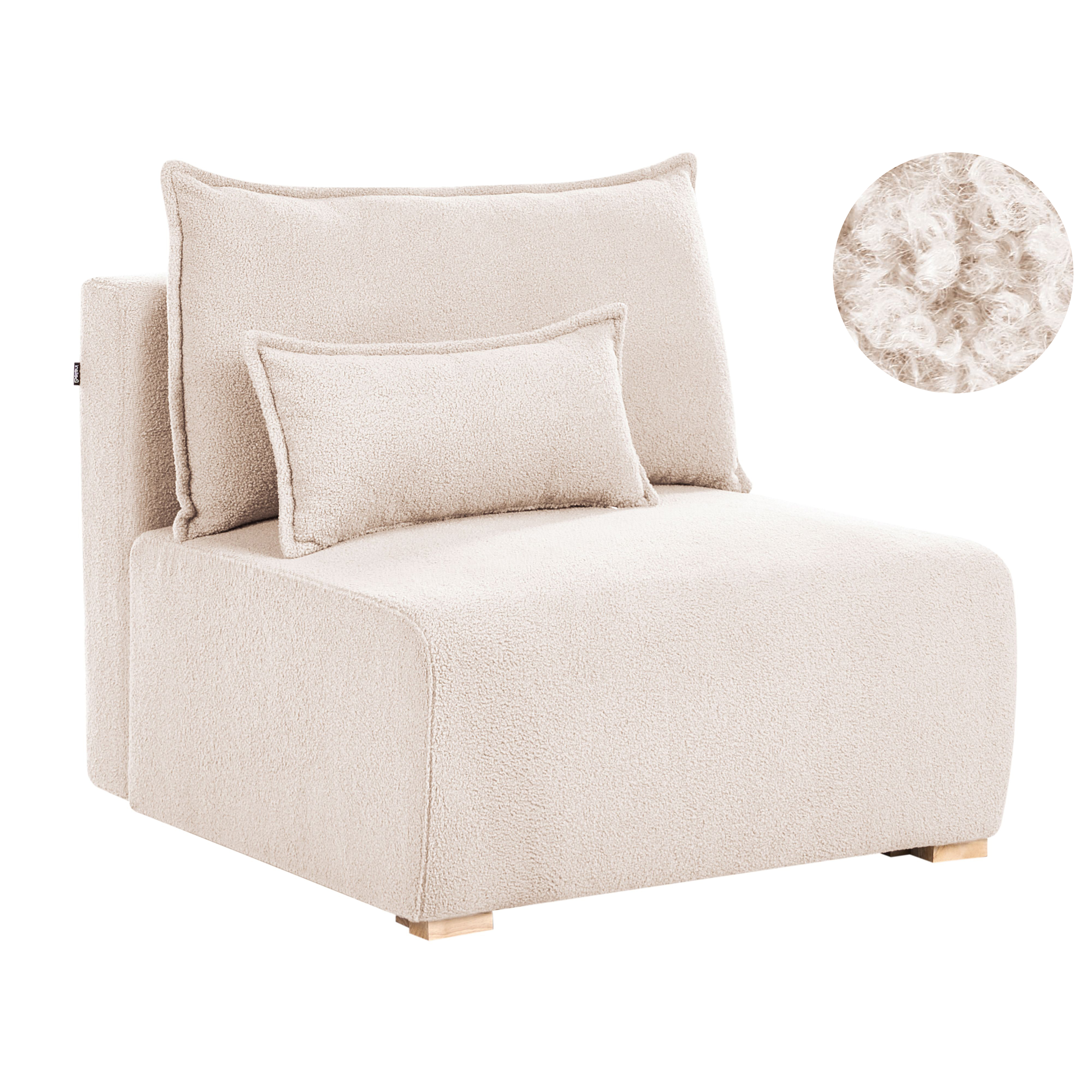 Sittmodul NERBO Bouclé Beige