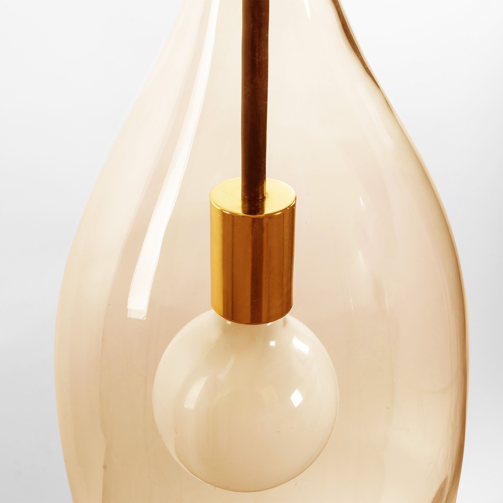 TOOLIGHT hängande taklampa APP892-1CP Transparent 55x19,5x70cm