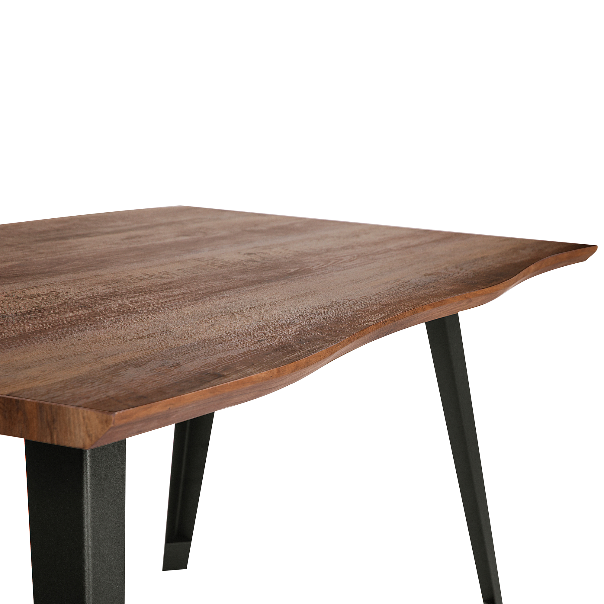 Matbord WITNEY Mörkbrun 160 cm 90 cm