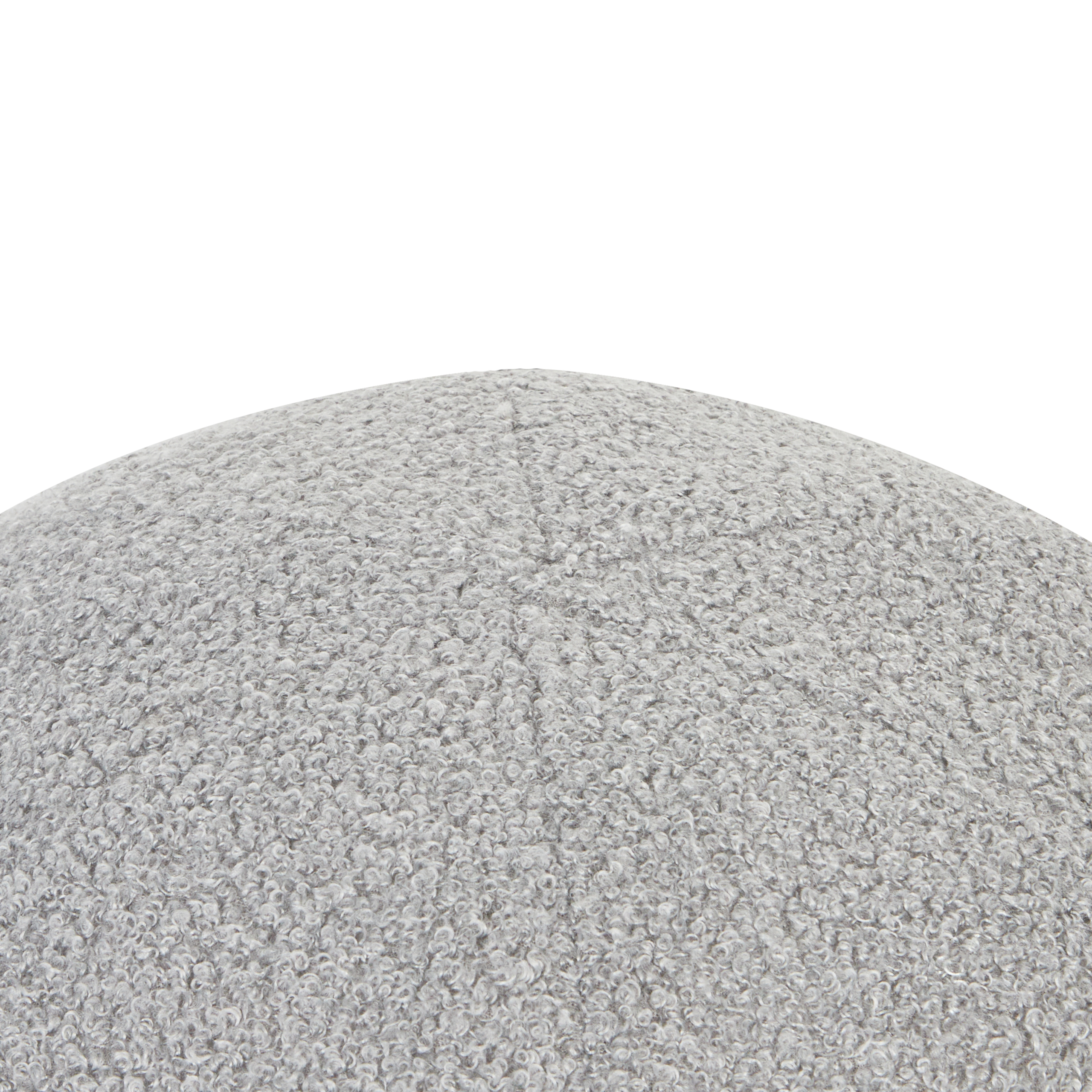 Prydnadskudde SALVIA 30 x 30 cm Bouclé Grå Monokromt