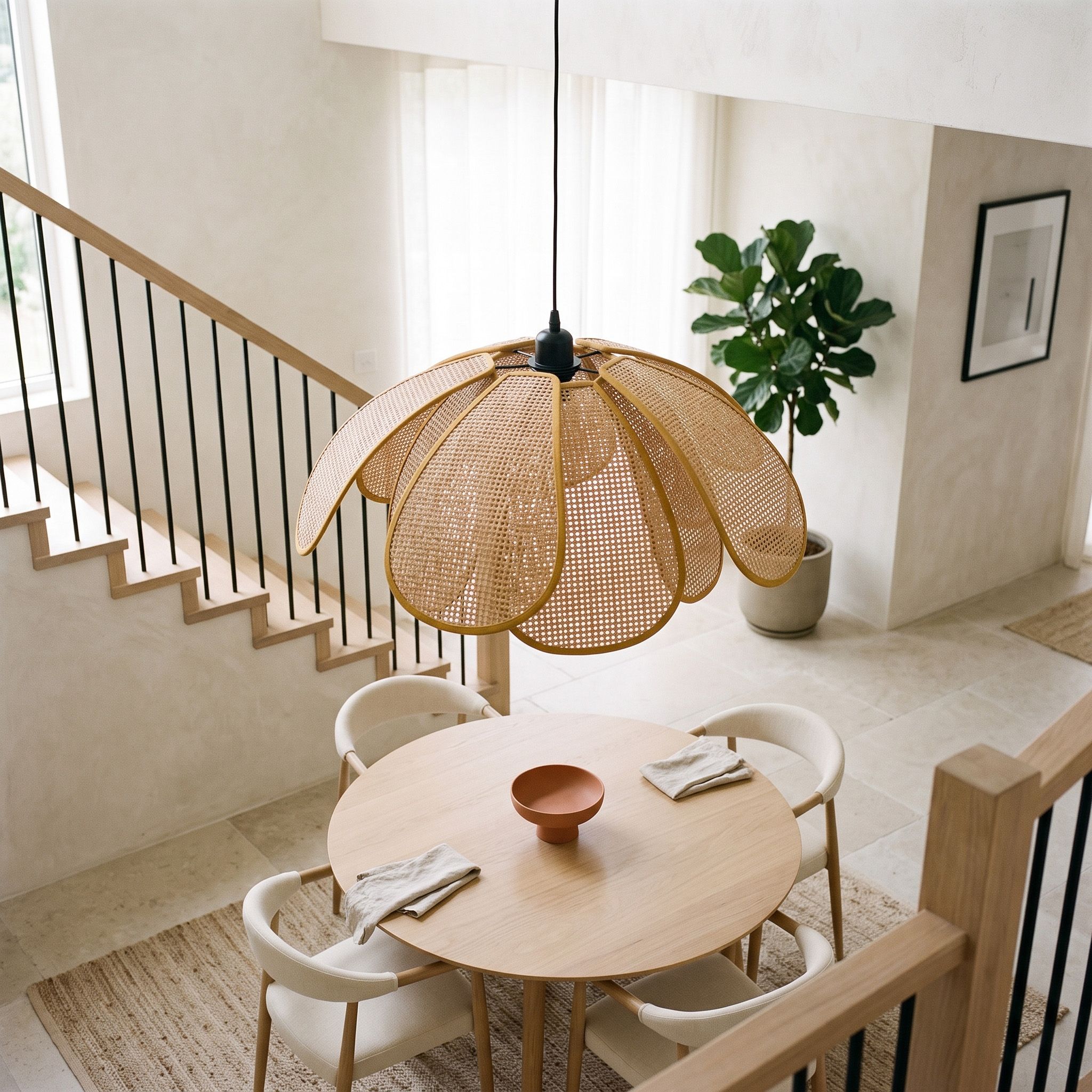TOOLIGHT taklampa hängande APP1954-1CP brun, 90x50x25,5cm