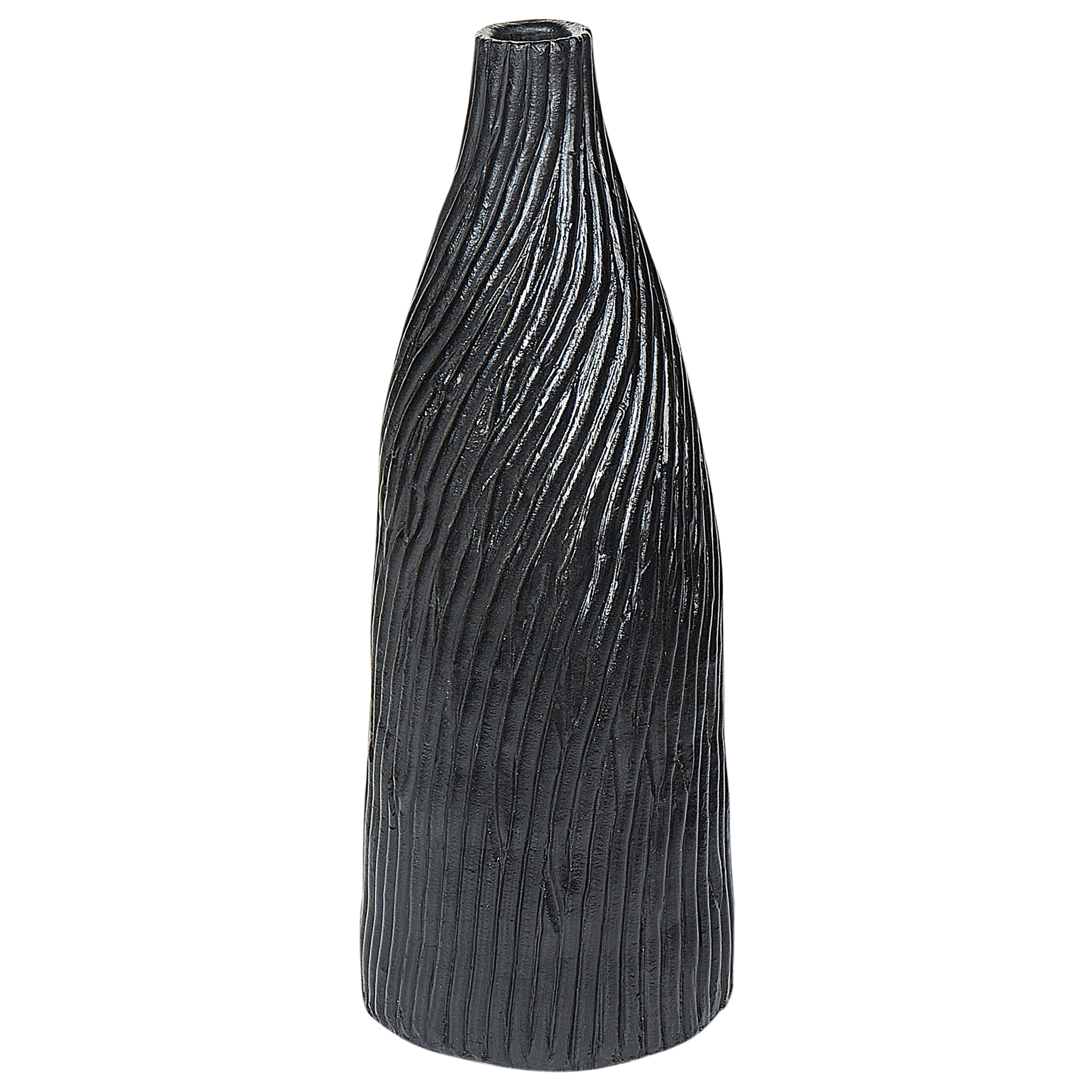 Dekorationsvas FLORENTIA 50 cm Keramik Svart