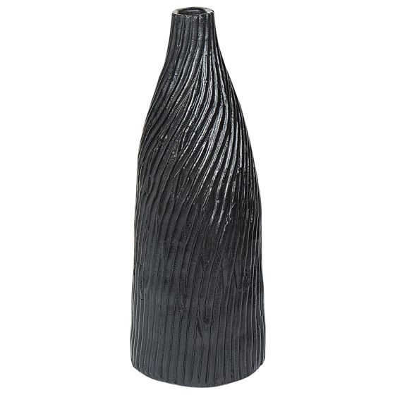 Dekorationsvas FLORENTIA 50 cm Keramik Svart