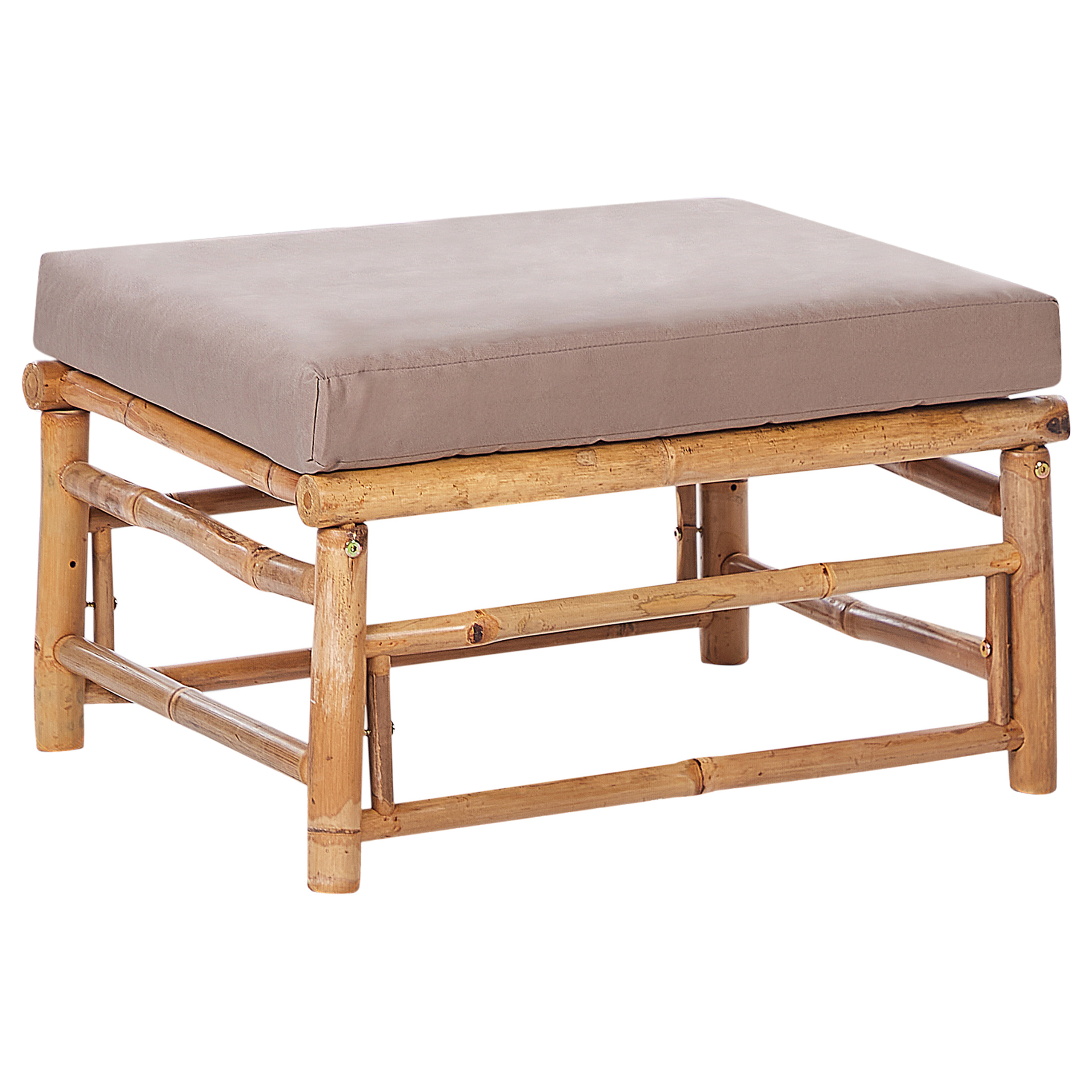 Trädgårdsfotpall CERRETO Bambu Taupe