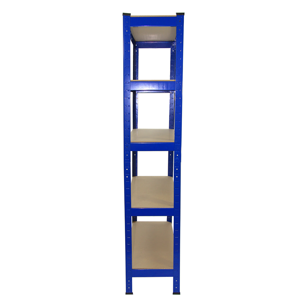 Monster Racking T-Rax hyllplan, blå, bredd 75 cm, djup 30 cm, set om 3