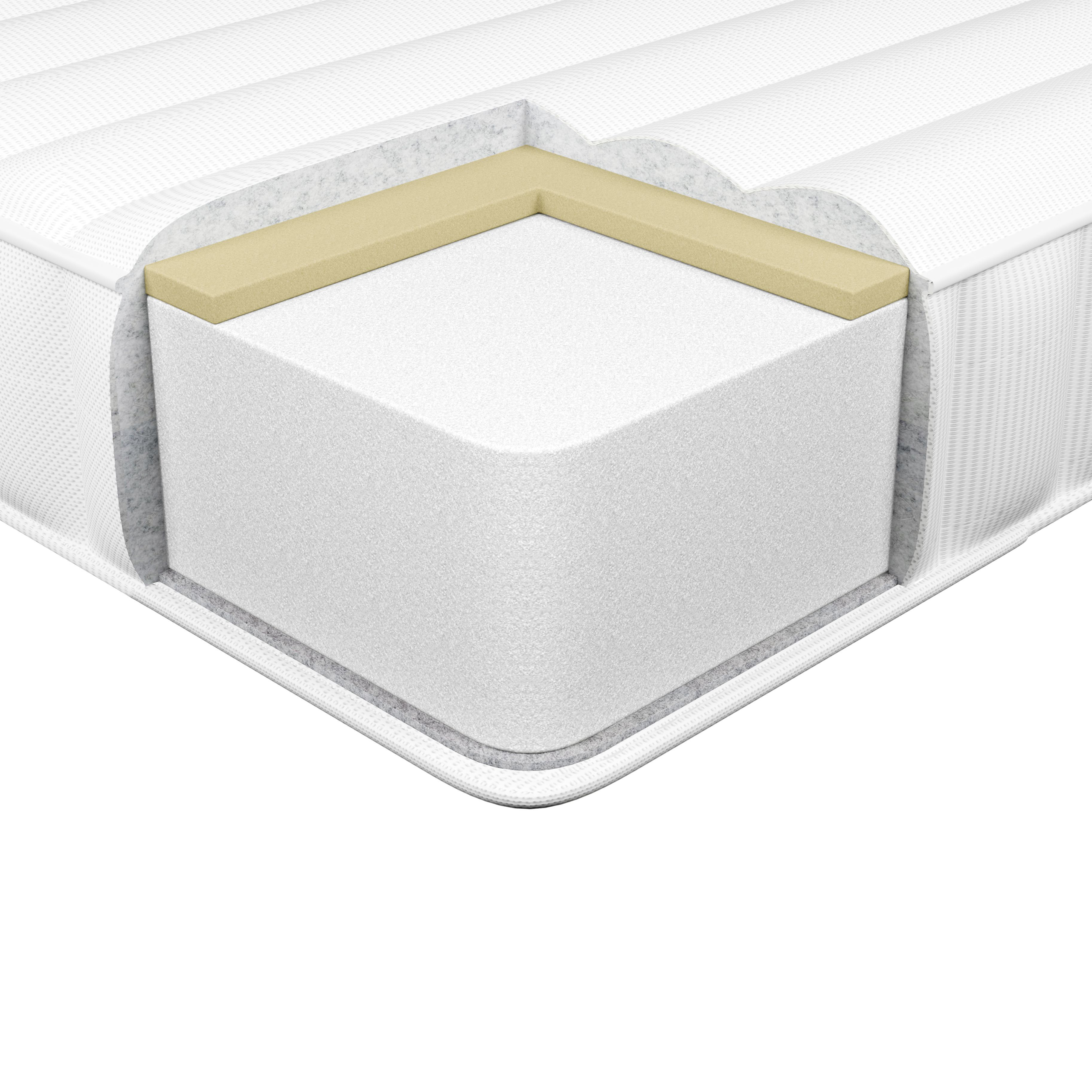 Madrass med memoryskum SERENITY MEMORY PLUS Medelfast (H2/3) 90 x 200 cm