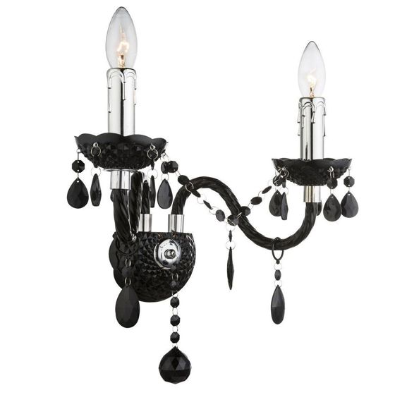 TOOLIGHT vägglampa EBT018-2W Svart 18x40x36cm