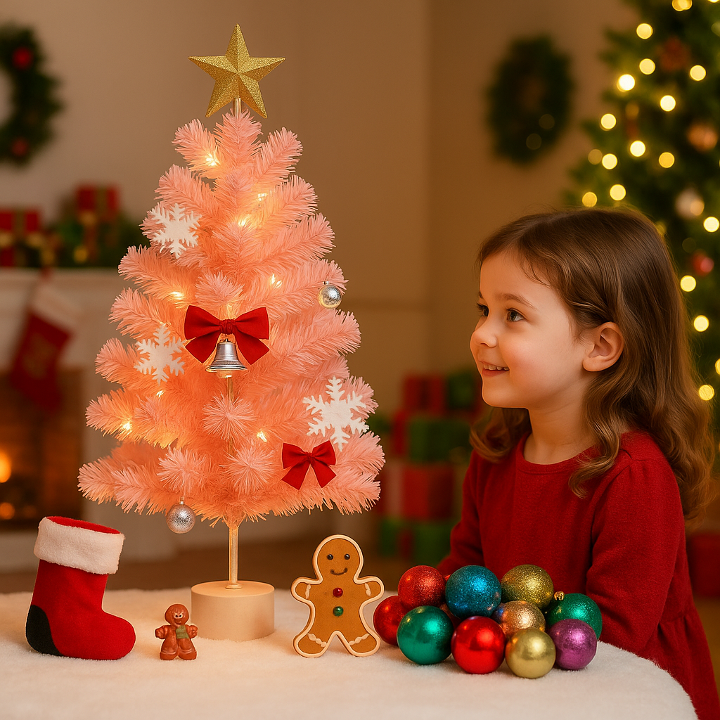 Julgran NETTLIFE 60cm rosa