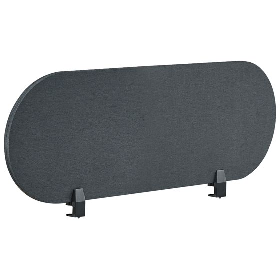 Skiljevägg för skrivbord SPARKY 120 x 40 cm Mörkgrå