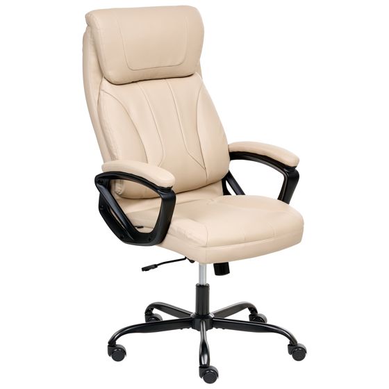 Kontorsfåtölj PROUD Konstläder Beige