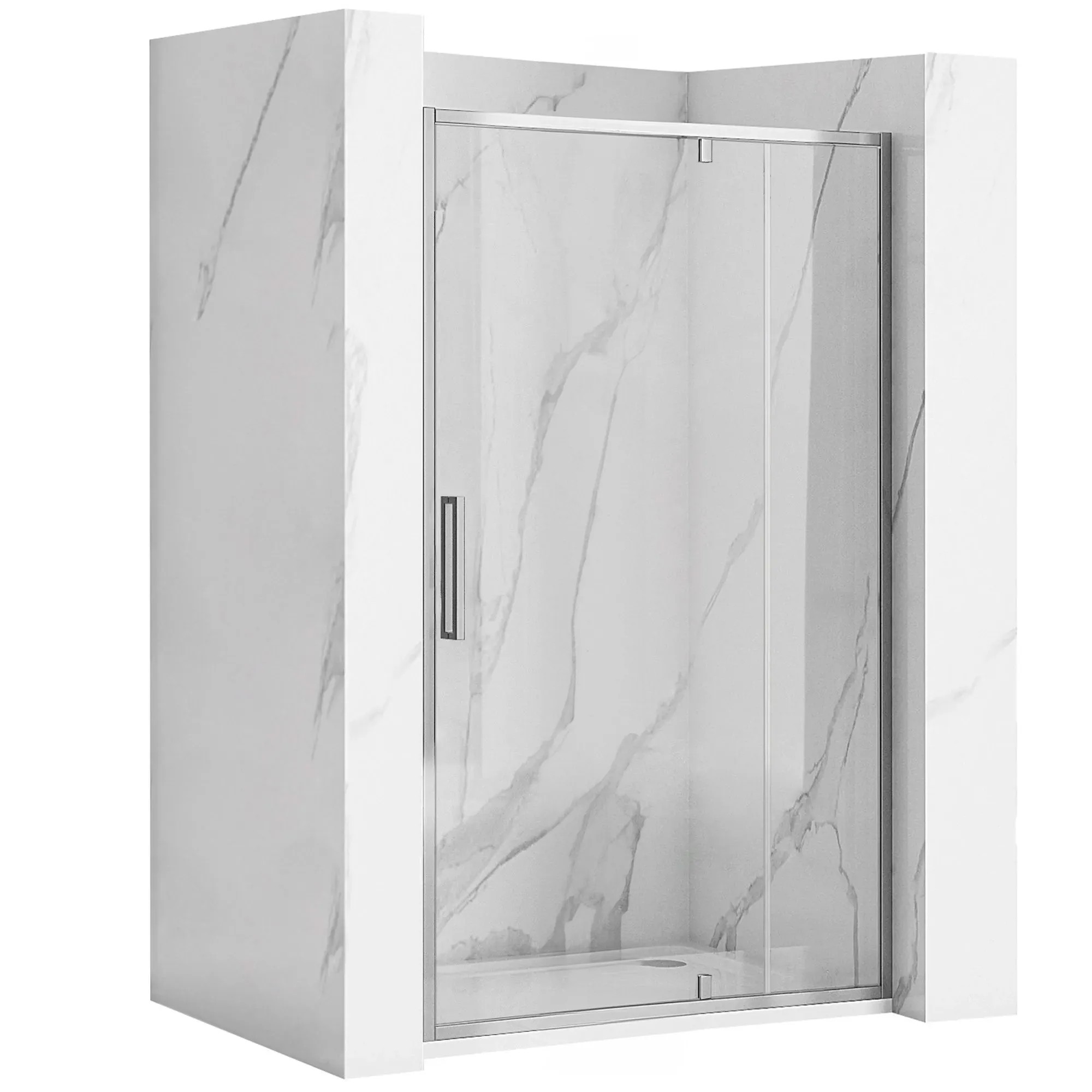 REA Duschdörr Rapid Swing 120 Krom, 0,6x120x195cm