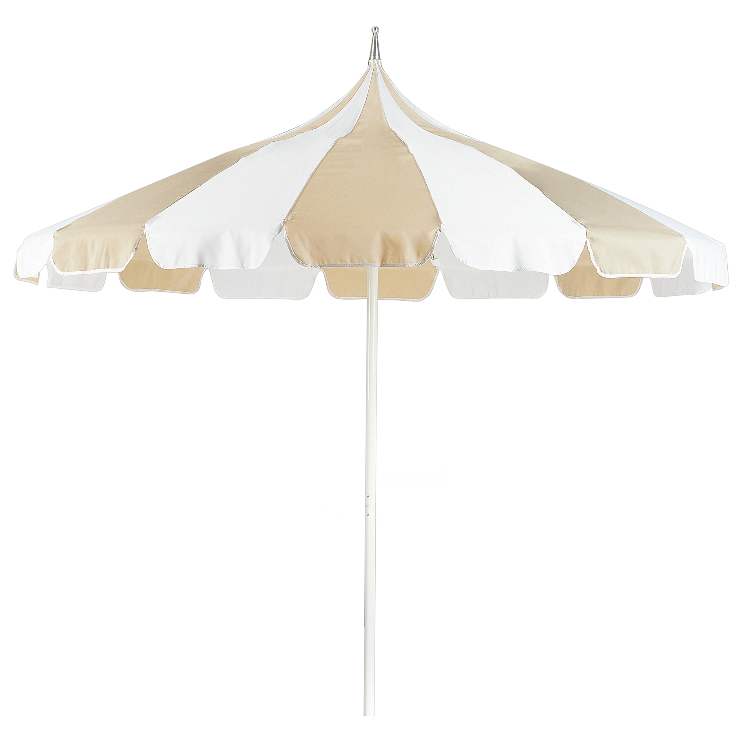 Parasoll 245 cm MINOA Vit/ Beige