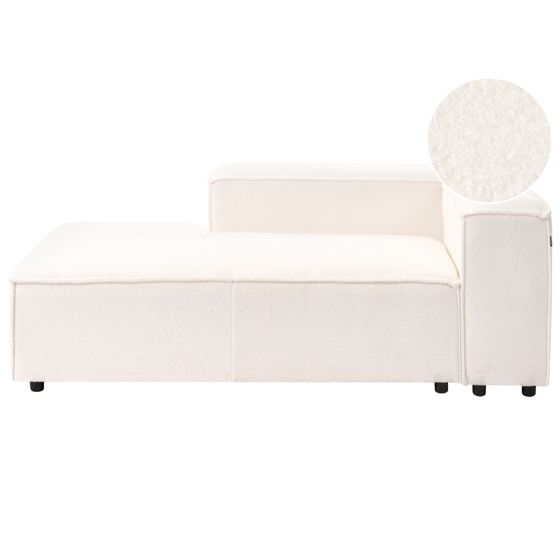 Högervänd schäslong ARDAL Bouclé Off-White