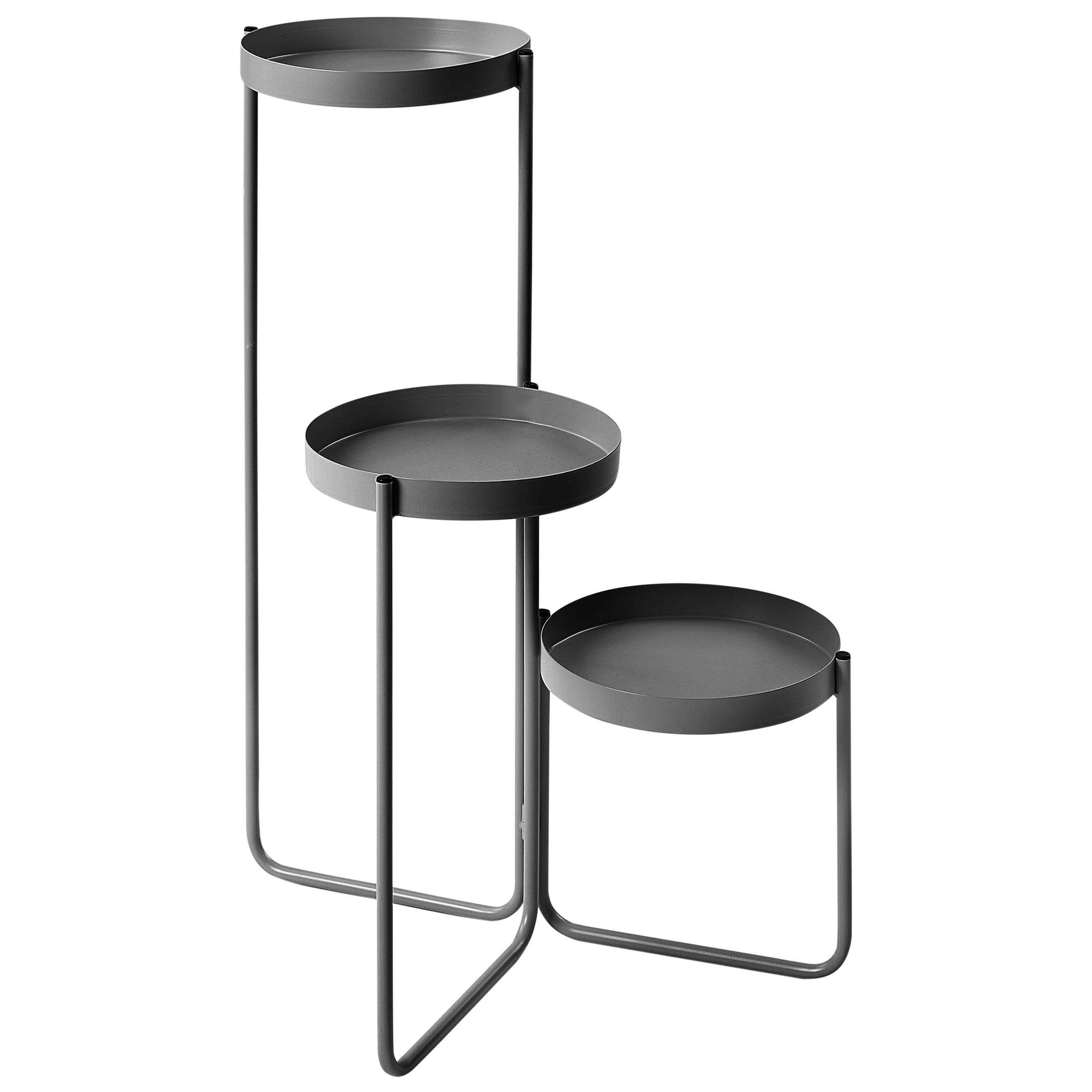 Växtställ FRAGARIA 42 cm Metall Svart