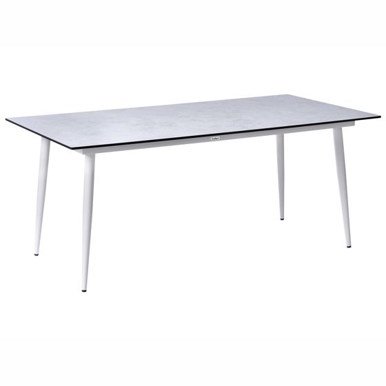 Trädgårdsmatbord TOLENTINO 180 cm 90 cm Steneffekt Ljusgrå