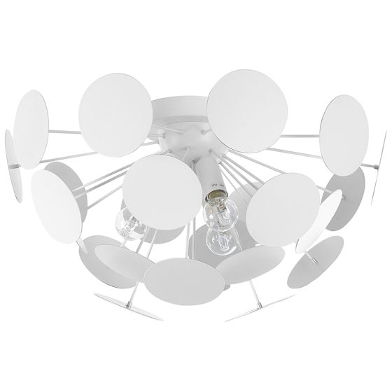 Taklampa MARITSA Metall Vit