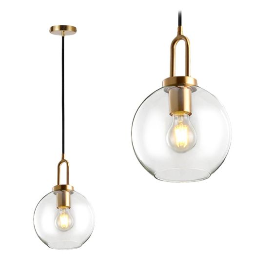 TOOLIGHT hängande taklampa APP629-1CP Guld 30x20x50cm