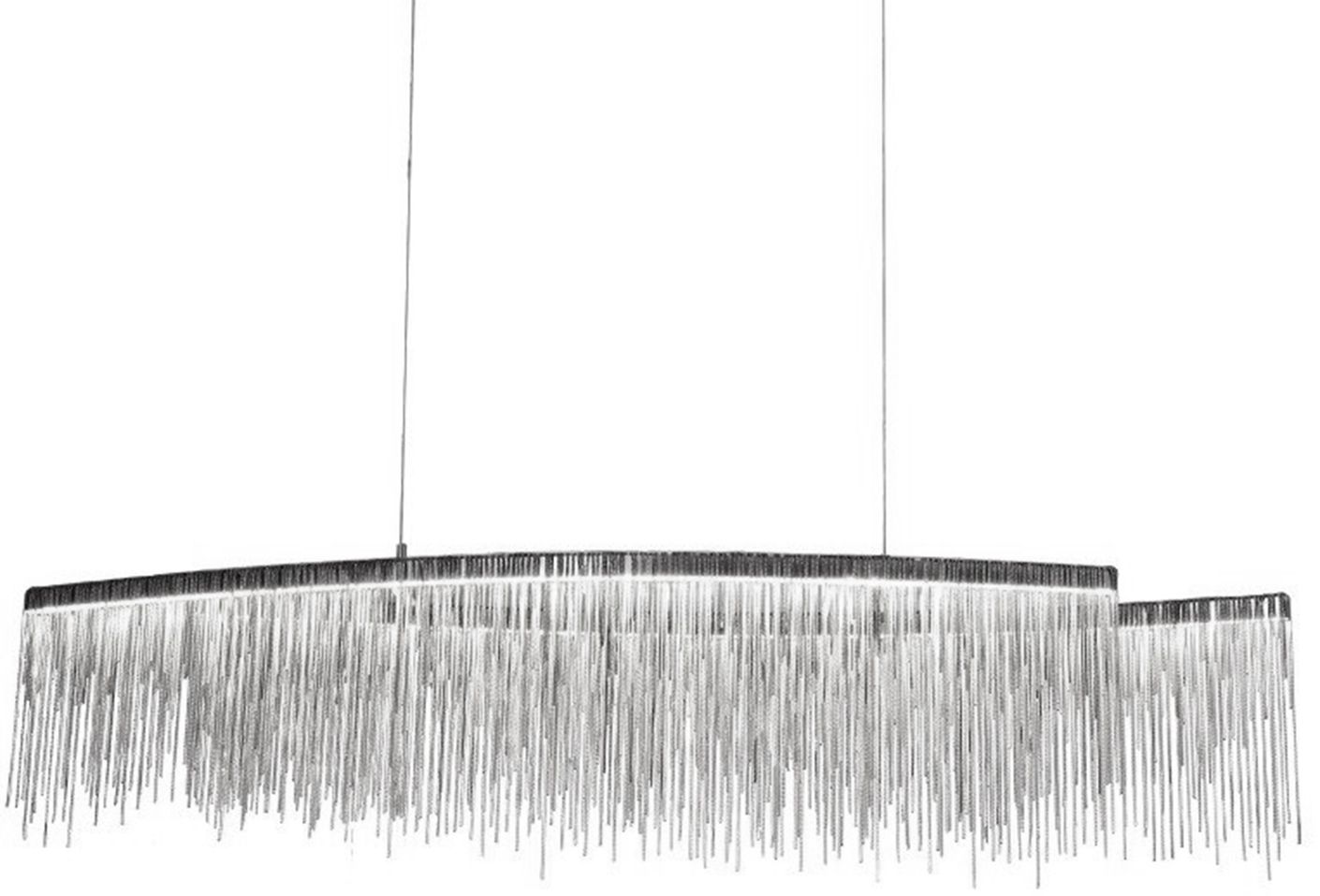 TOOLIGHT hängande taklampa APP891-CP CHAIN 100CM LED Grå 100x100x102,5cm