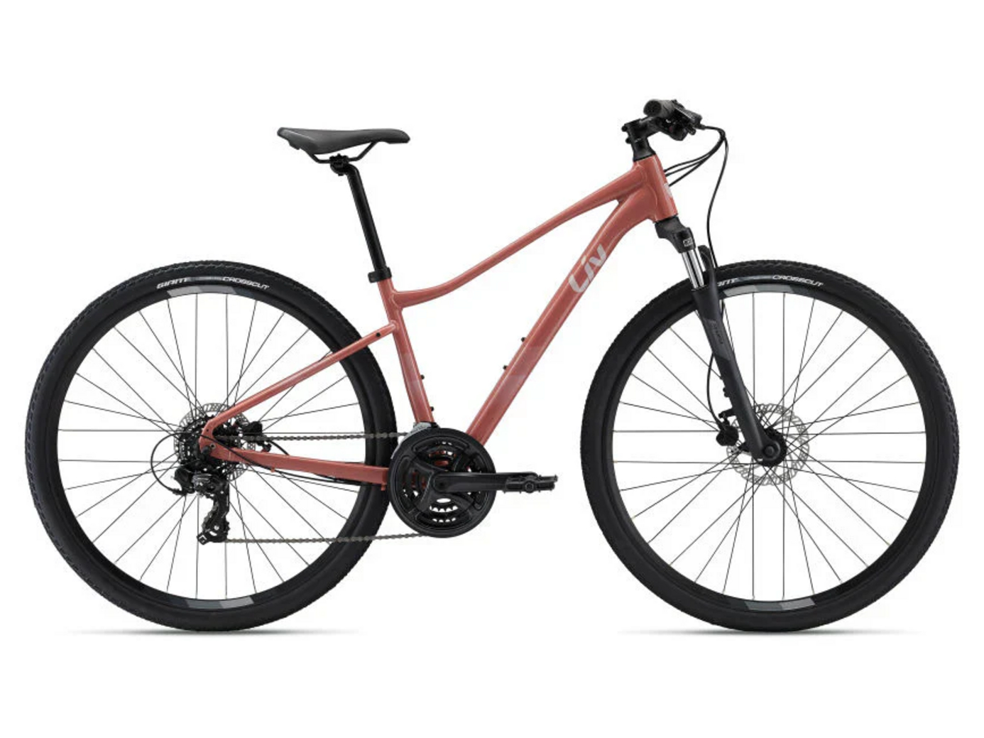 Liv Rove 4 cykel, Terra Roza storlek S